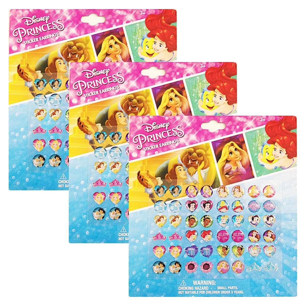 Pendientes de Pegatina Disney para Niños - 72 Pares