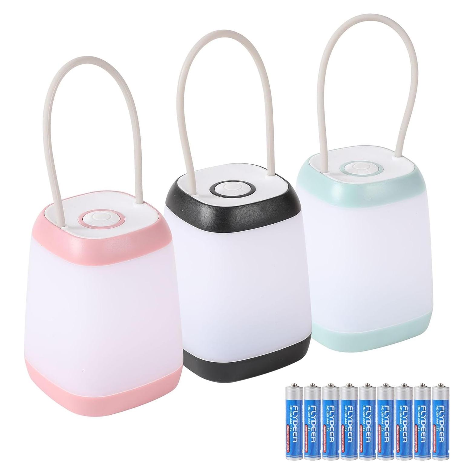 Paquete de 3 Linternas LED Hilngav para Camping - 3 Modos