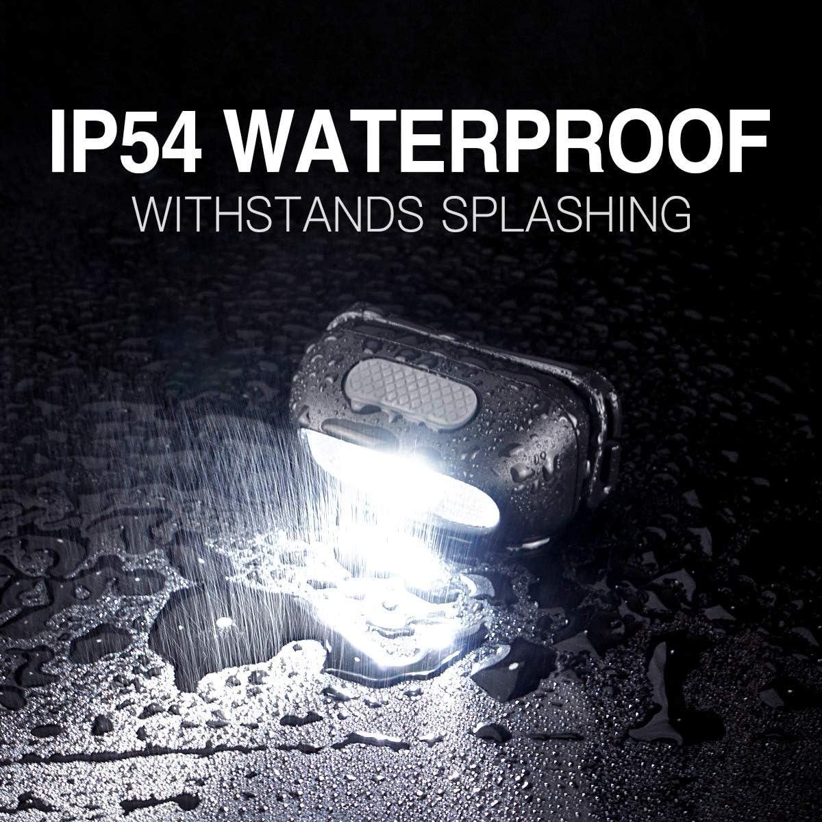 Linterna Frontal Recargable COSMOING 500 Lúmenes IP54 5 Modos