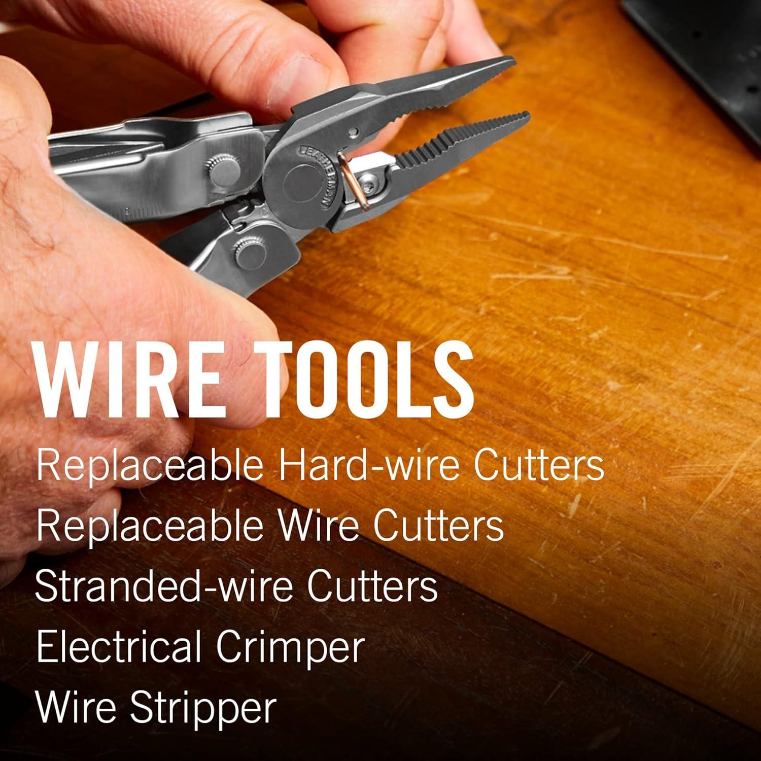 Multiherramienta Leatherman Super Tool 300 - 19 Herramientas, Acero Inoxidable