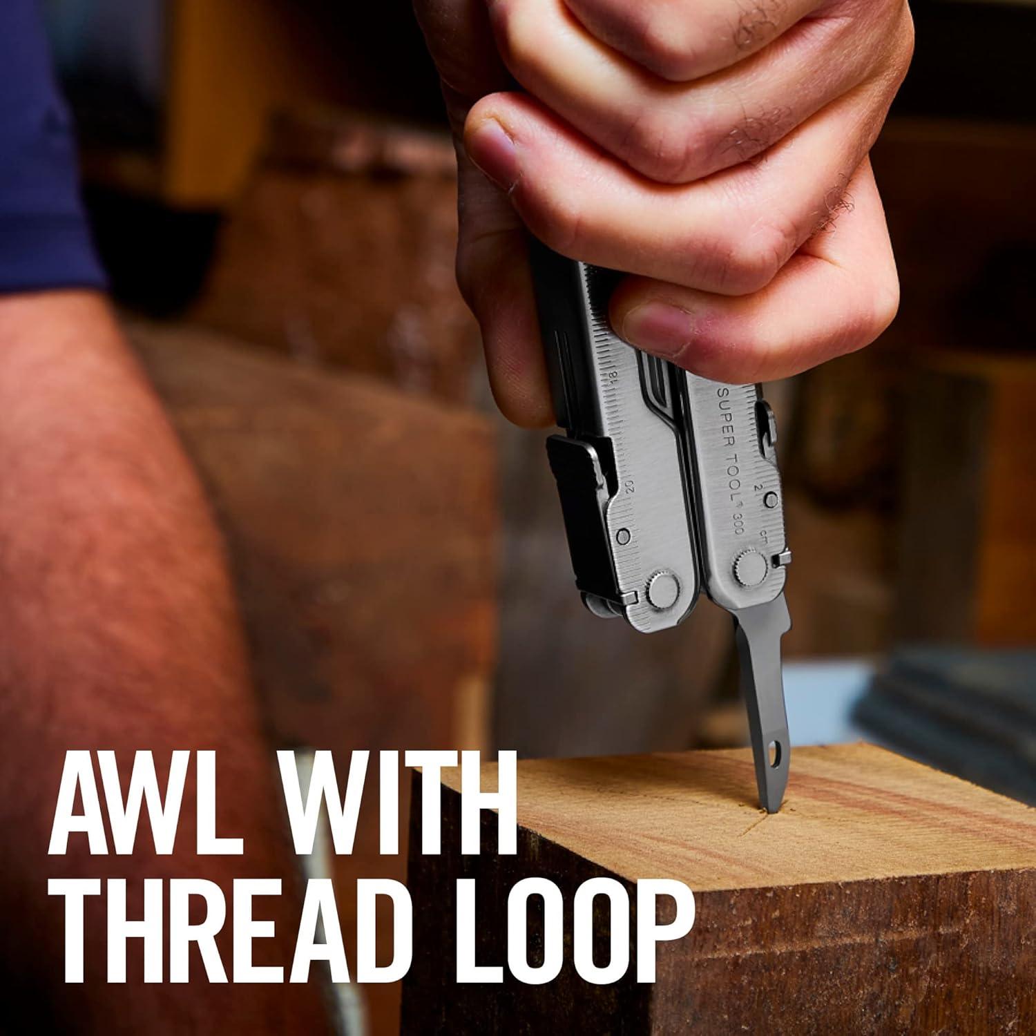 Multiherramienta Leatherman Super Tool 300 - 19 Herramientas, Acero Inoxidable