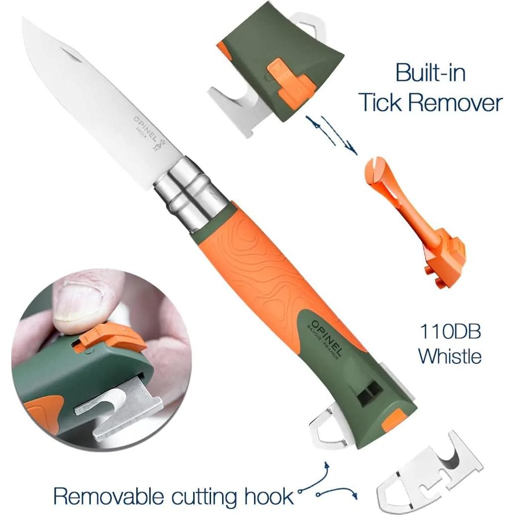 OPINEL Knife n°12 Explore tick puller-002489