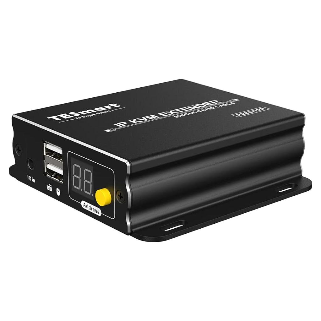 Extensor KVM HDMI TESmart 120m 1080P 60Hz Control Remoto