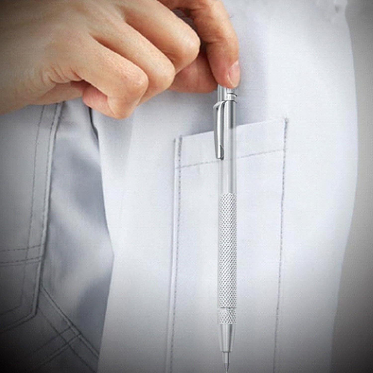 2PCS Tungsten Carbide Scriber with Magnet, with Extra 20 Replacement Marking Tip and Steel Ruler. Engraving Pen for Metal, Wood, Glass, Plastic and Ceramics.