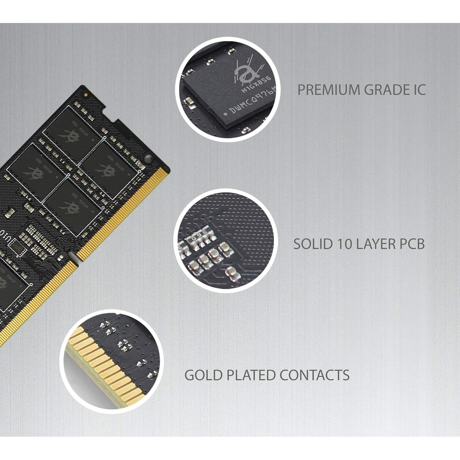 Memoria RAM SODIMM 8GB Adamanta DDR4 2400MHz No-ECC