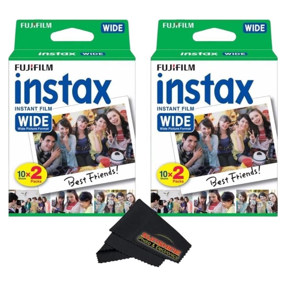 Película Instantánea Fujifilm Instax Wide Doble 40 Exposiciones
