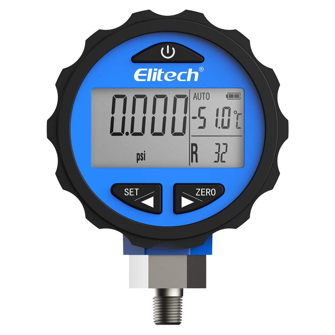 Manómetro Digital Elitech PG-30 Pro 0-34.5 Bar 1/8" NPT