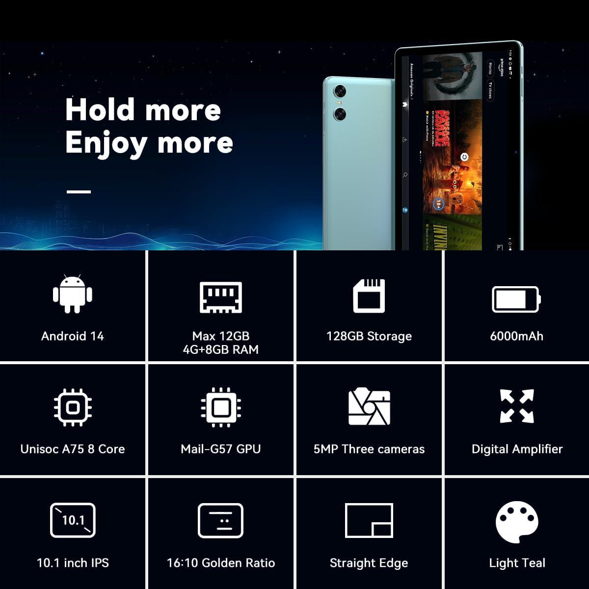 Tableta SVITOO P10 10.1" Android 14 12GB RAM 128GB ROM