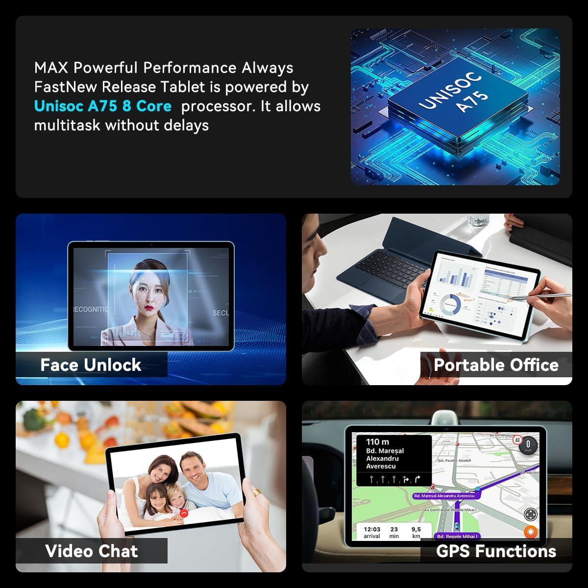 Tableta SVITOO P10 10.1" Android 14 12GB RAM 128GB ROM