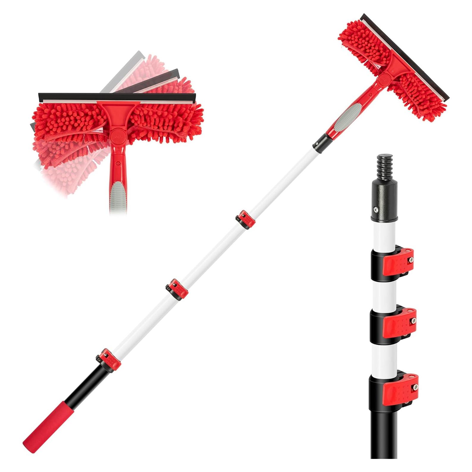 Limpiaparabrisas Telescópico 1.22m getlstub con Estropajo Chenille