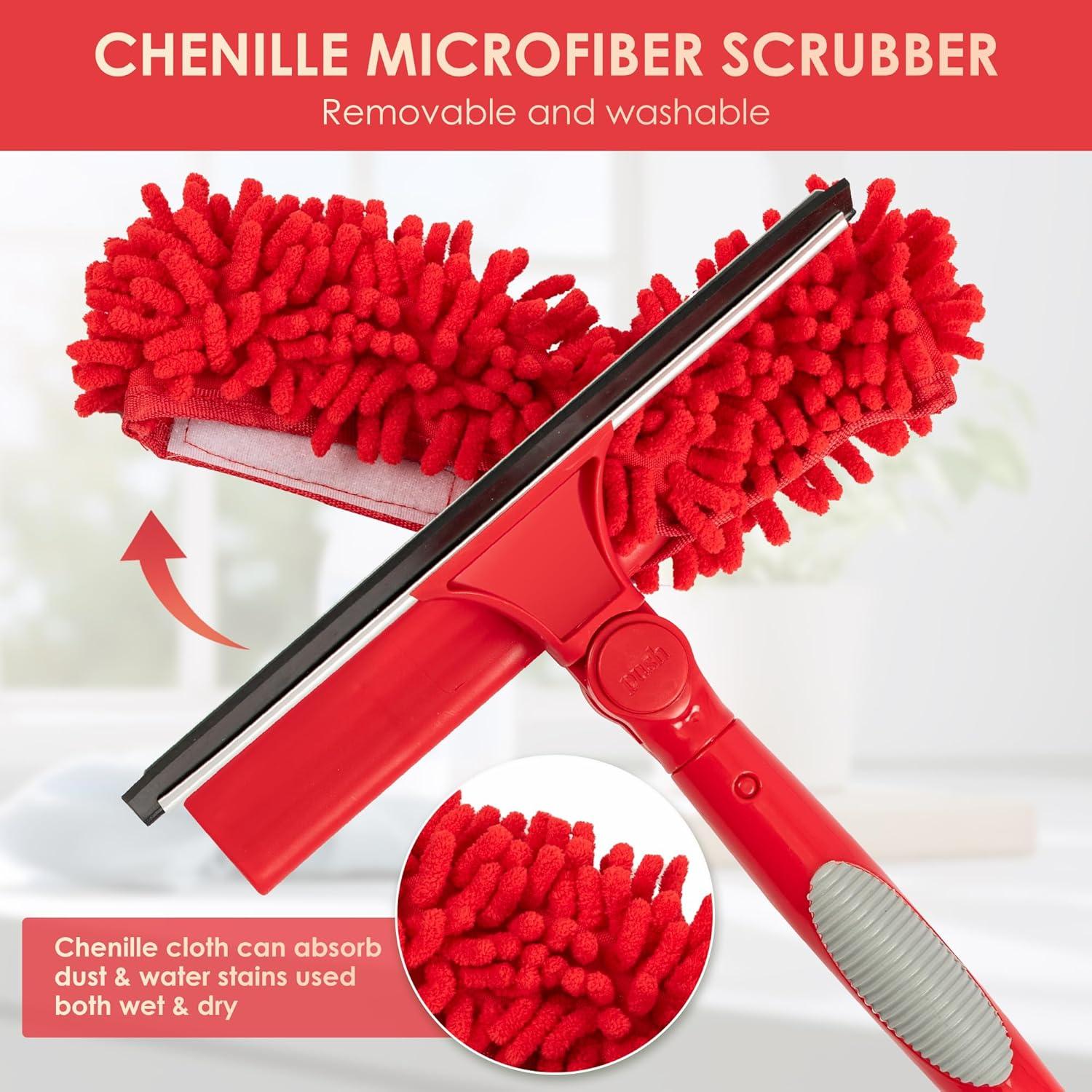 Limpiaparabrisas Telescópico 1.22m getlstub con Estropajo Chenille