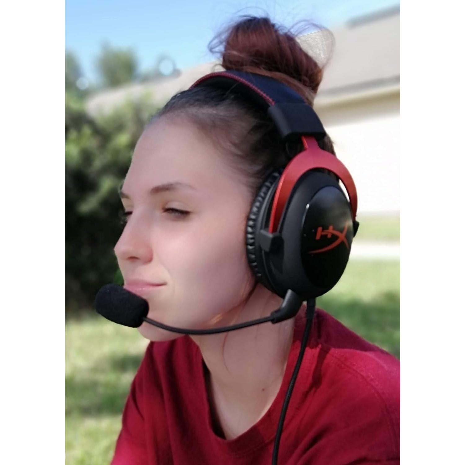 Micrófonos de Reemplazo TNE para Auriculares Kingston HyperX Cloud 2 II - Cable de 3.5mm