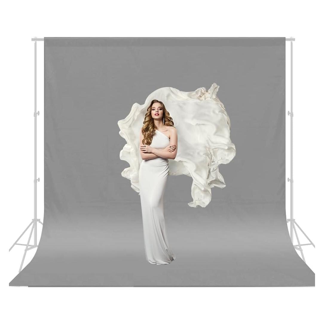 Fondo de Fotografía Gris 3x4m CPLIRIS para Retratos