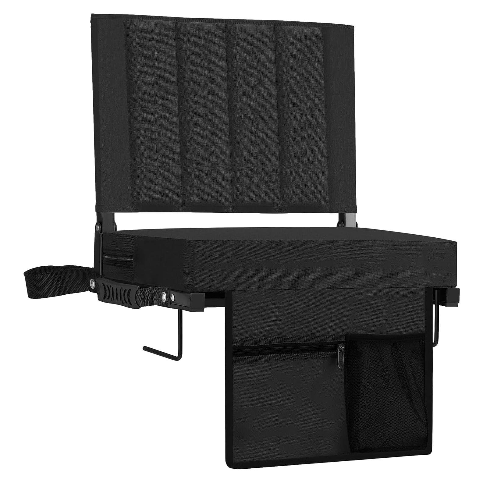 Asiento de Estadio Halituny Plegable con Respaldo y Cojín