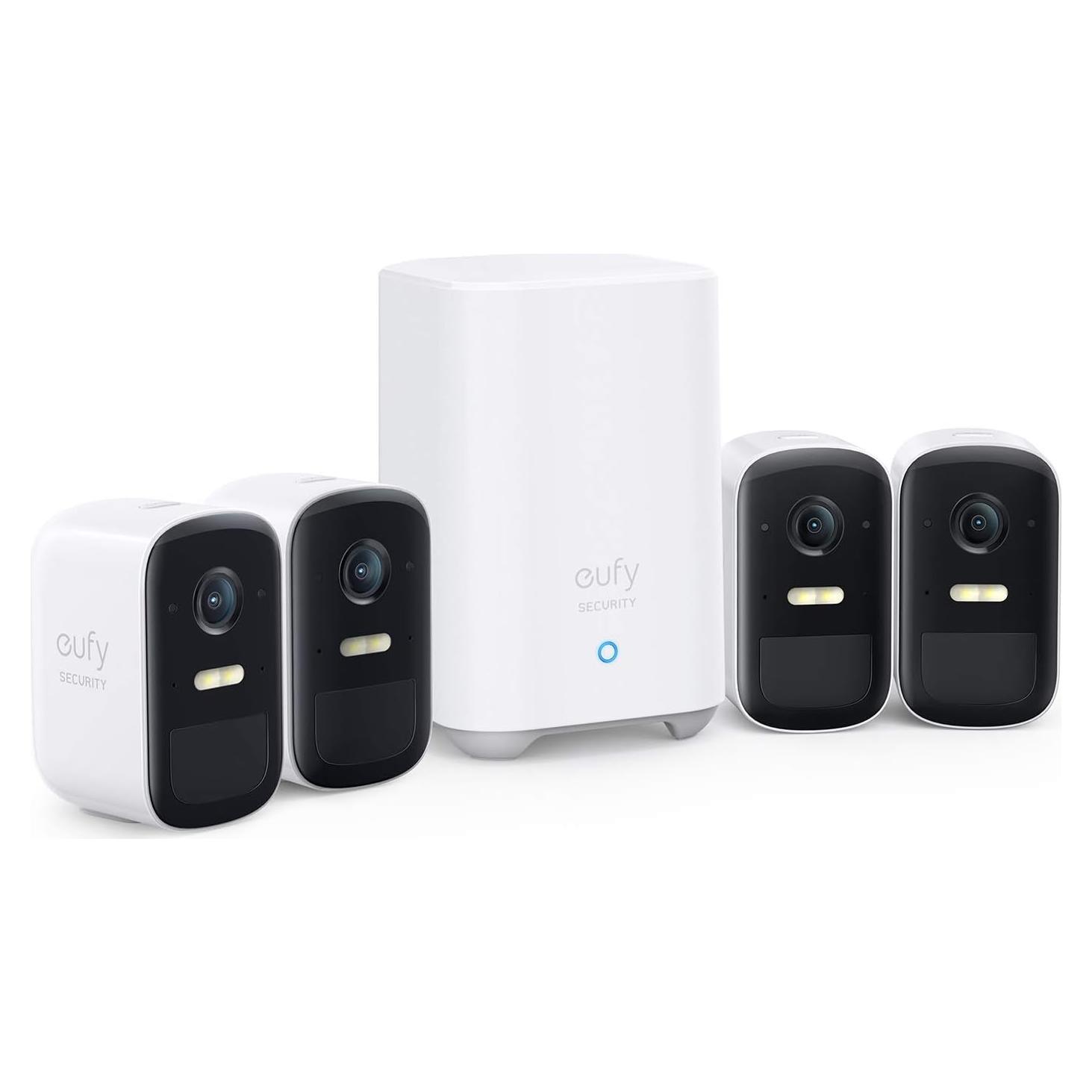 Cámara de Seguridad Inalámbrica eufyCam 2C Kit 4 Cámaras 1080p