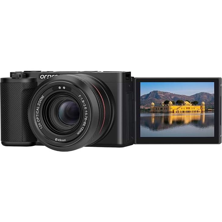 Cámara Digital ORDRO G730 5K 64MP Pantalla Plegable 12X