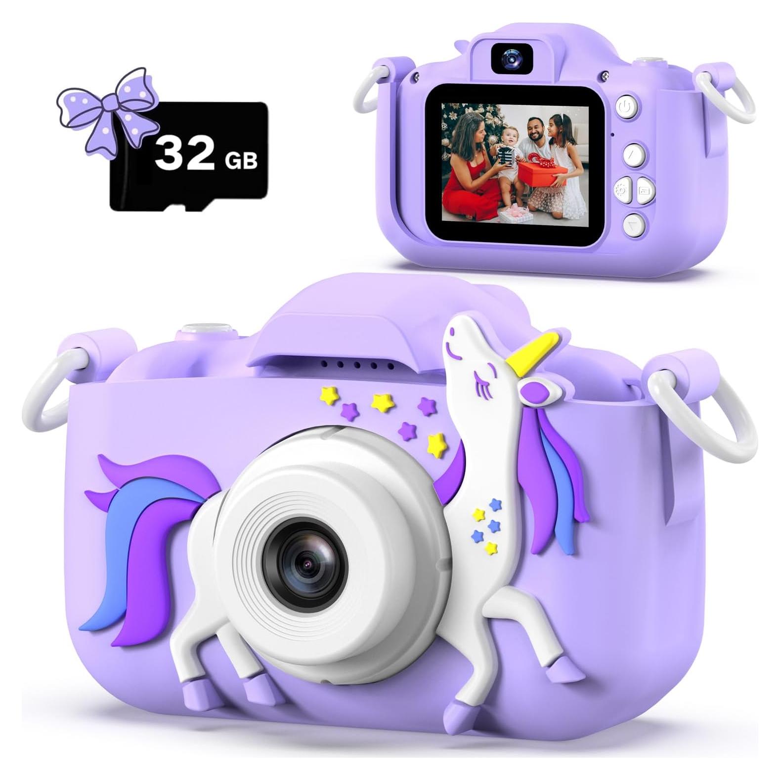 Cámara Infantil Selfie Dwfit Upgrade HD 12MP Unicornio
