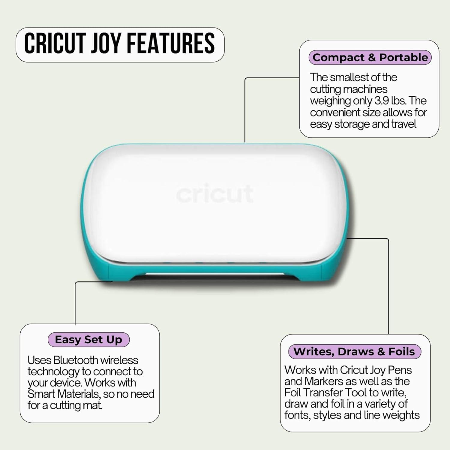 Máquina de Corte Cricut Joy Bluetooth con Vinilo Arcoíris