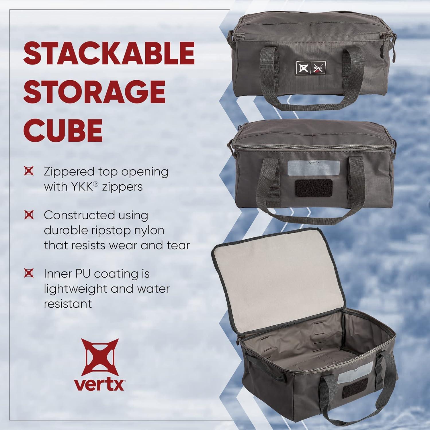 Vertx VTAC Stackable Storage Cube, Car Tactical Gear Carry Bag Organizer, Ammo, Mag, EDC Storage Travel Carrying Containers