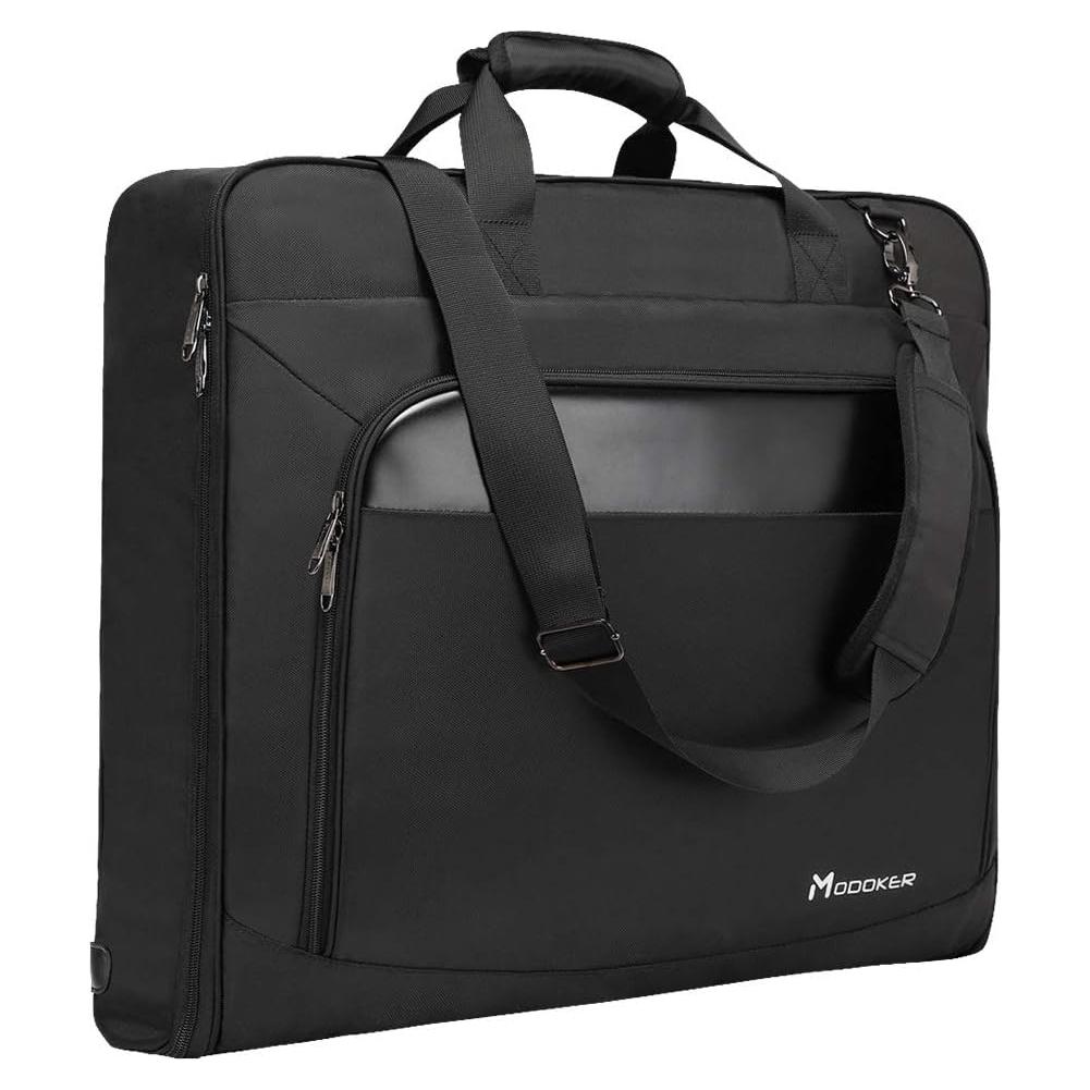 Bolsa de Traje Modoker Negra con Correa de Hombro 106.68 cm