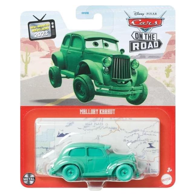 Auto de Colección Disney Pixar Cars Mallory Karhut 8x3.5cm