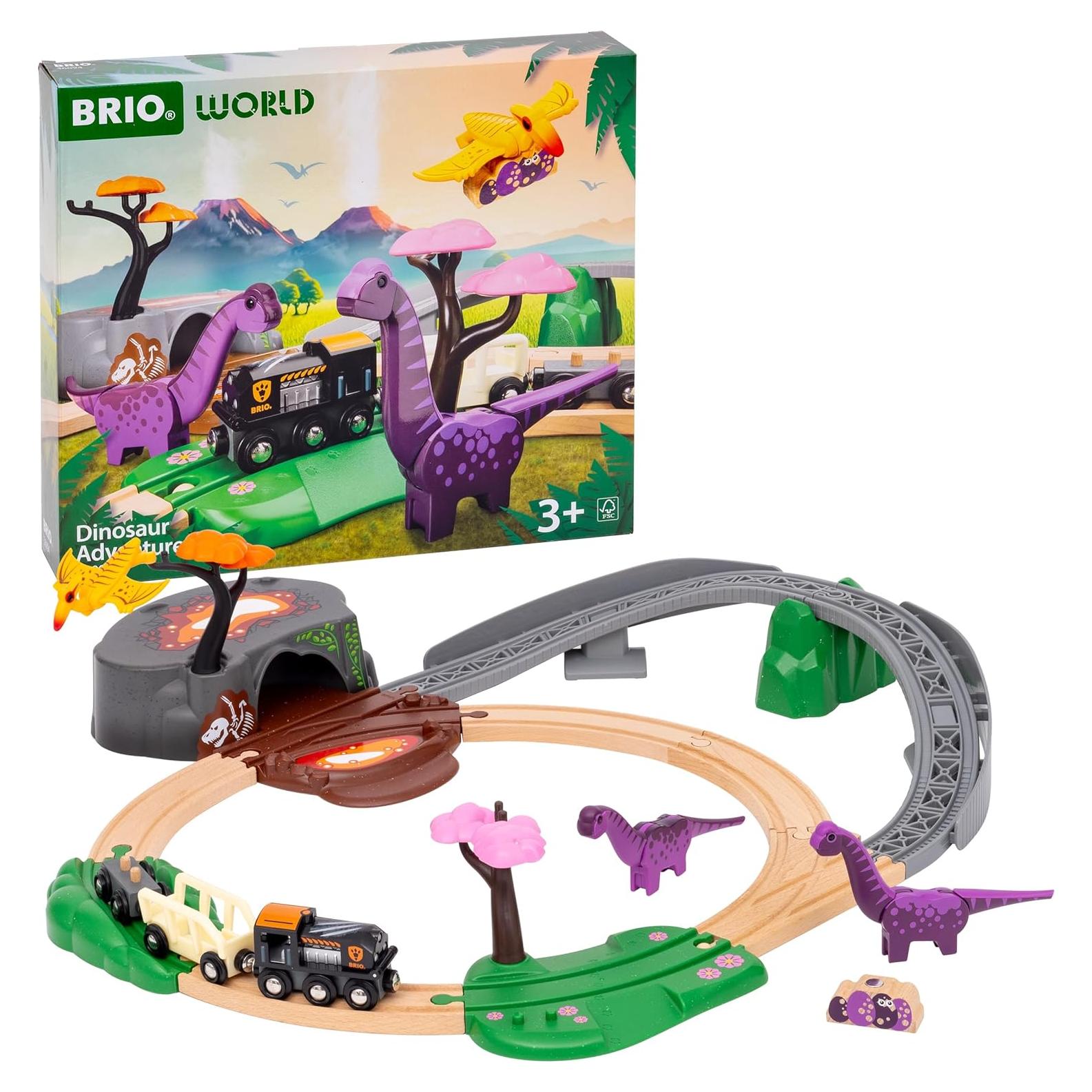 Conjunto de Aventura Dinosaurio BRIO World - 21 Piezas