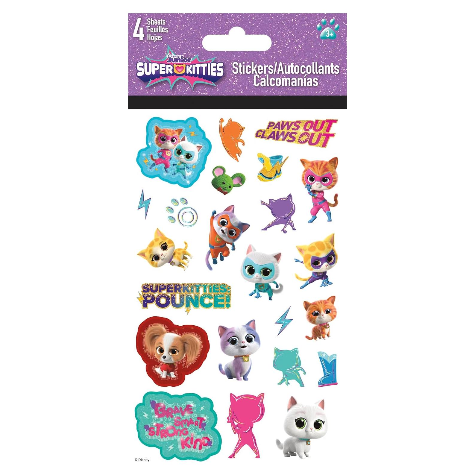 Stickers Super Kitties Trends International - 4 Hojas