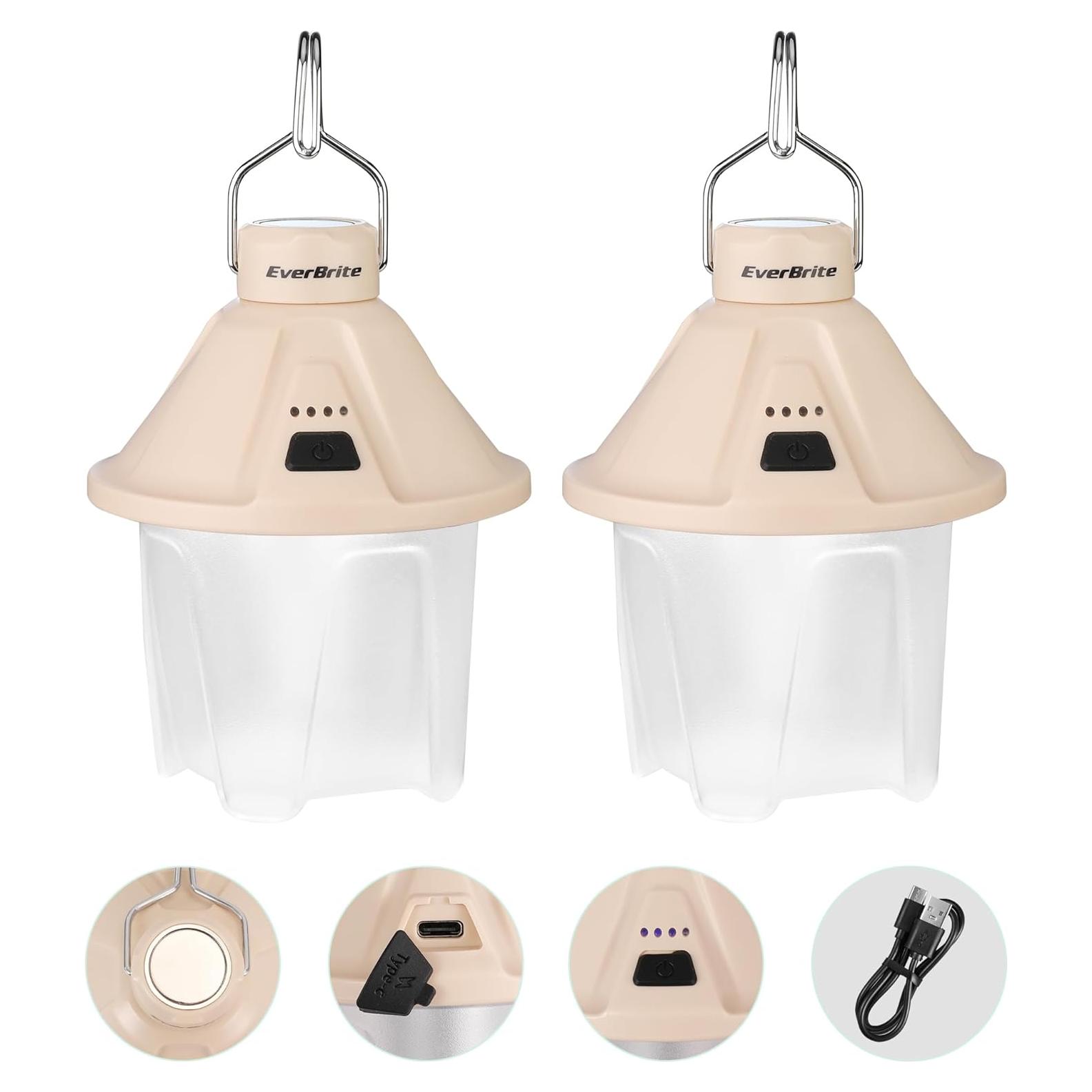 Linterna de Camping Recargable EverBrite 450LM - 2 Unidades