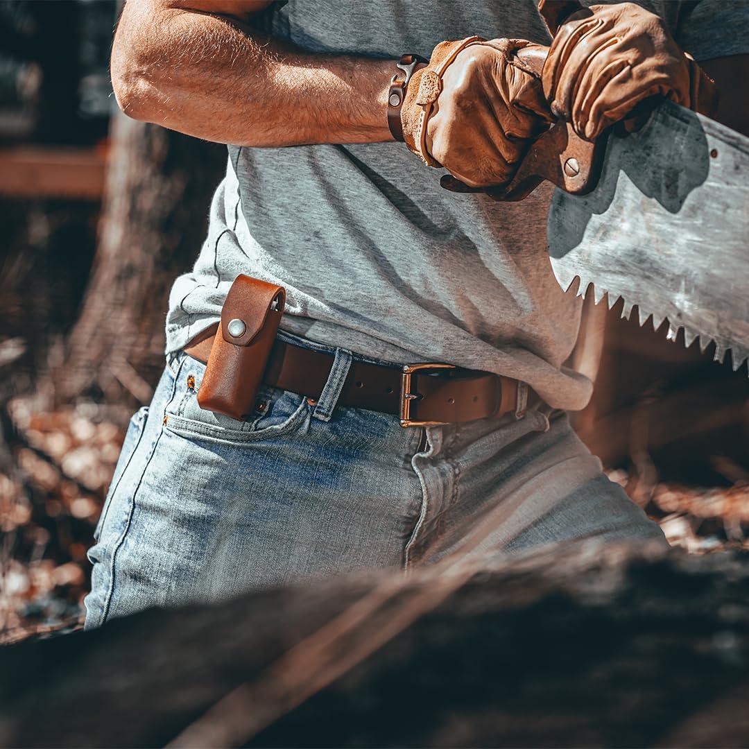 Funda de Herramienta Múltiple de Cuero American Bench Craft Negra