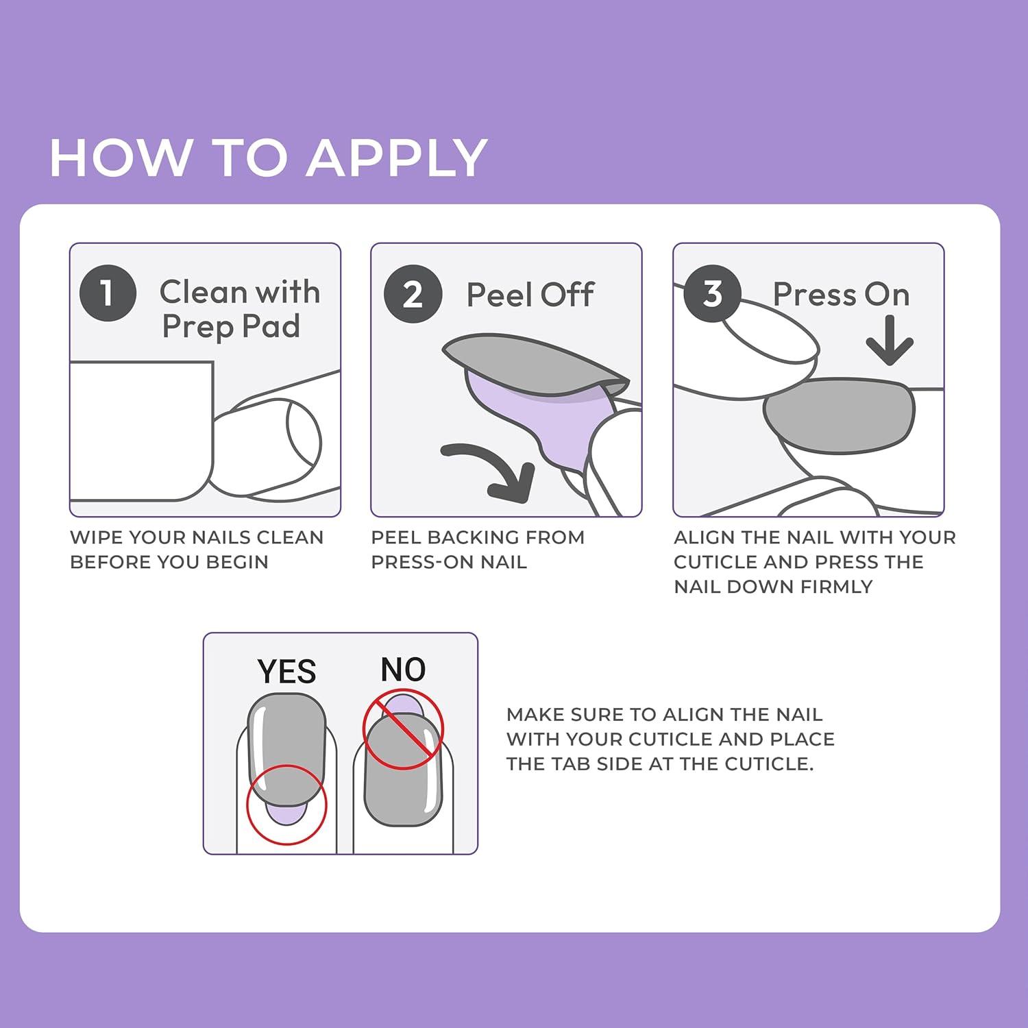 KISS imPRESS Uñas Postizas Francesas Ditto Neutro Claro 30 Uñas