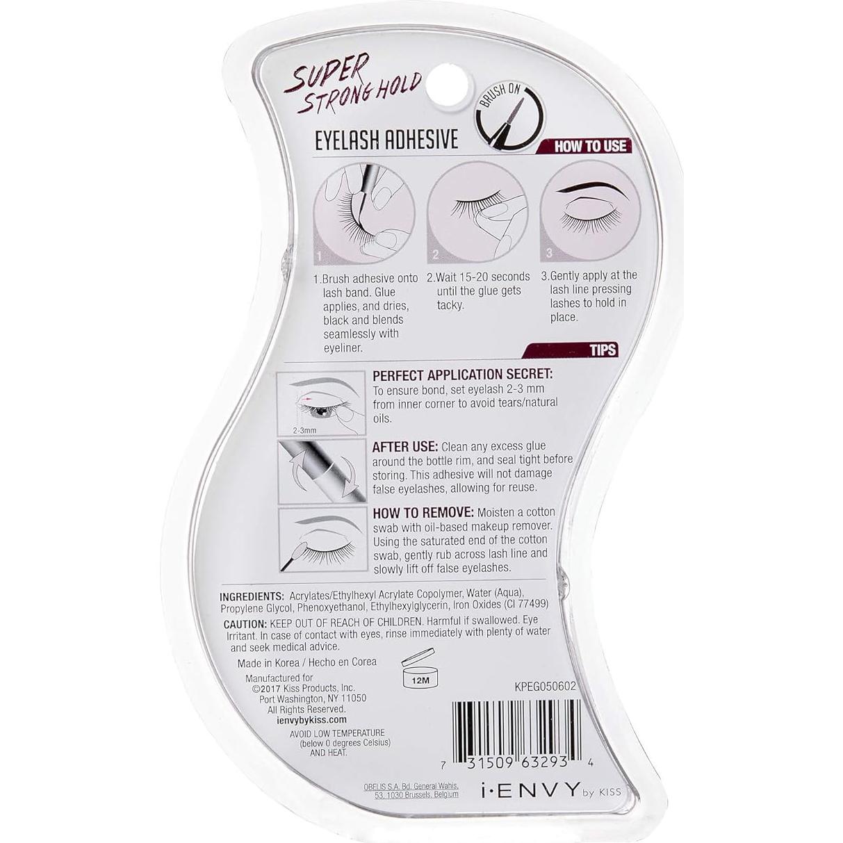 Adhesivo para Pestañas i-ENVY KISS 3x4.8g Sostenimiento Fuerte