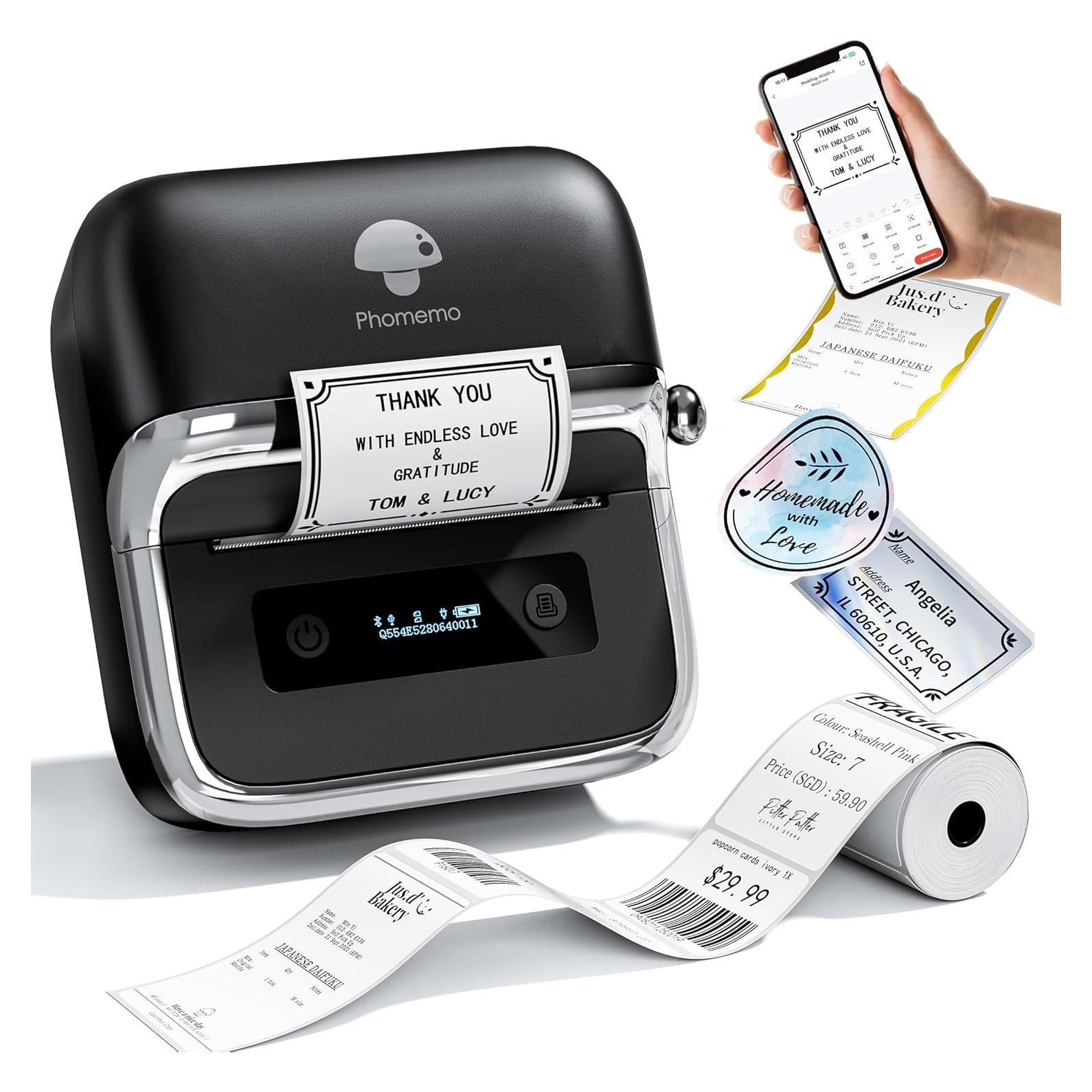 Impresora de Etiquetas Phomemo M250 Portátil 2025 - 100 Etiquetas