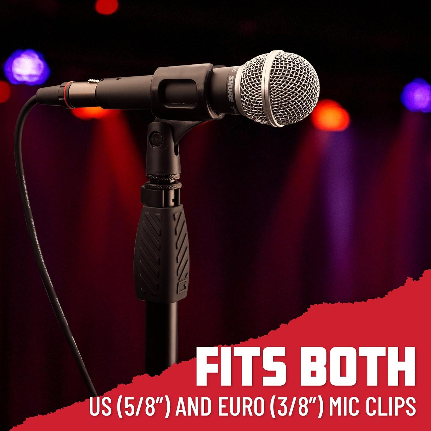 Soporte de Micrófono Gator Frameworks Base Ponderada 25.4 cm Ajustable