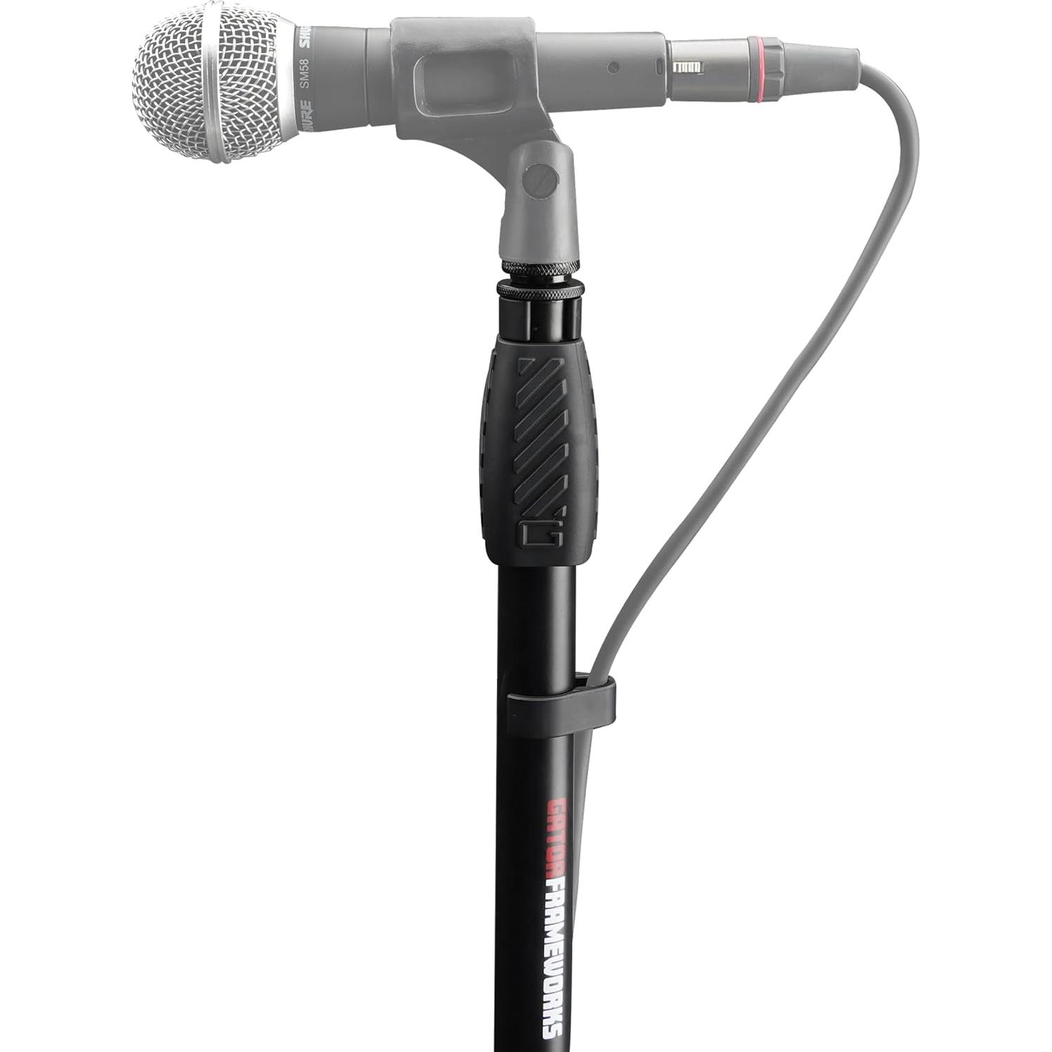 Soporte de Micrófono Gator Frameworks Base Ponderada 25.4 cm Ajustable