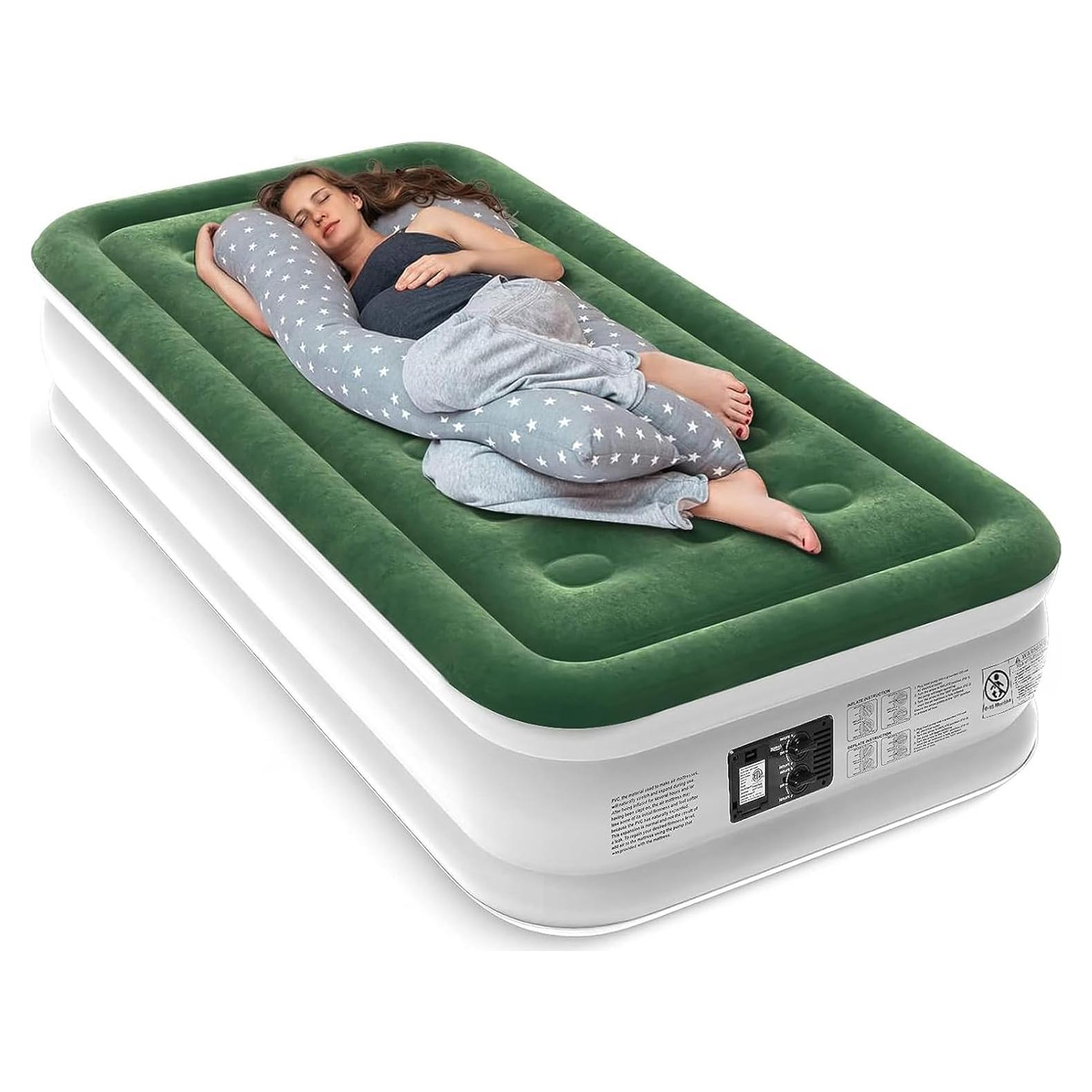 Colchón de Aire Twin Zearna 16" con Bomba Incorporada