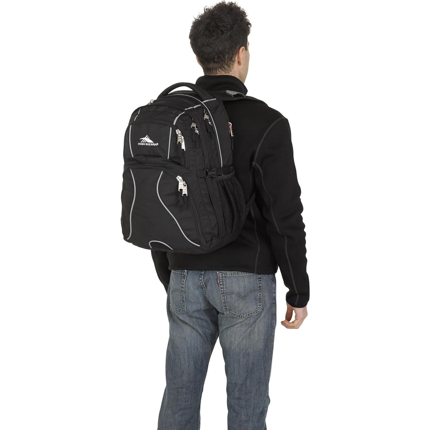Mochila para computadora High Sierra Swerve Negra 36.5L