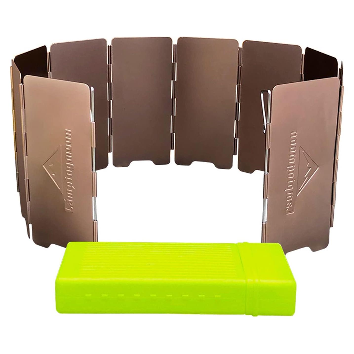 Paraviento Plegable Camping Moon YD-8 para Estufa de Campamento