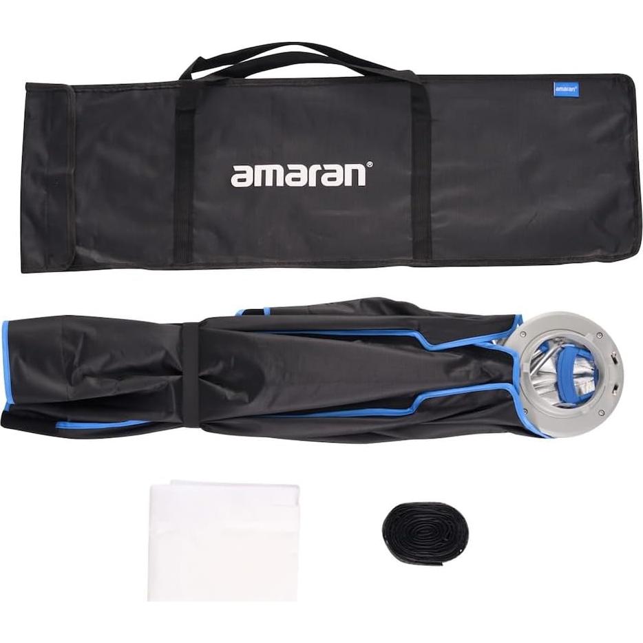 Aputure Amaran Light Box 30x120 Square Bowens Mount Softbox,Included Difusion,Light Control Grid and Carrying Bag for 200X/300C/150C/100D