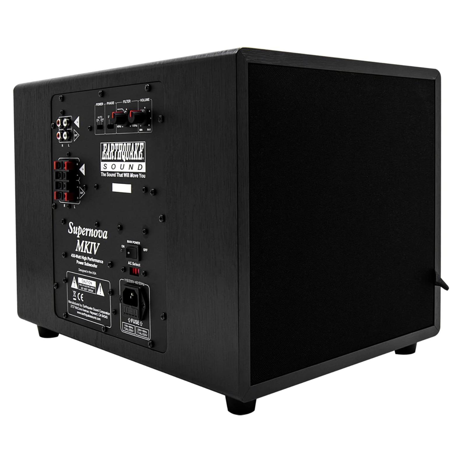 Subwoofer Potenciado Earthquake Supernova MKIV-10 450W