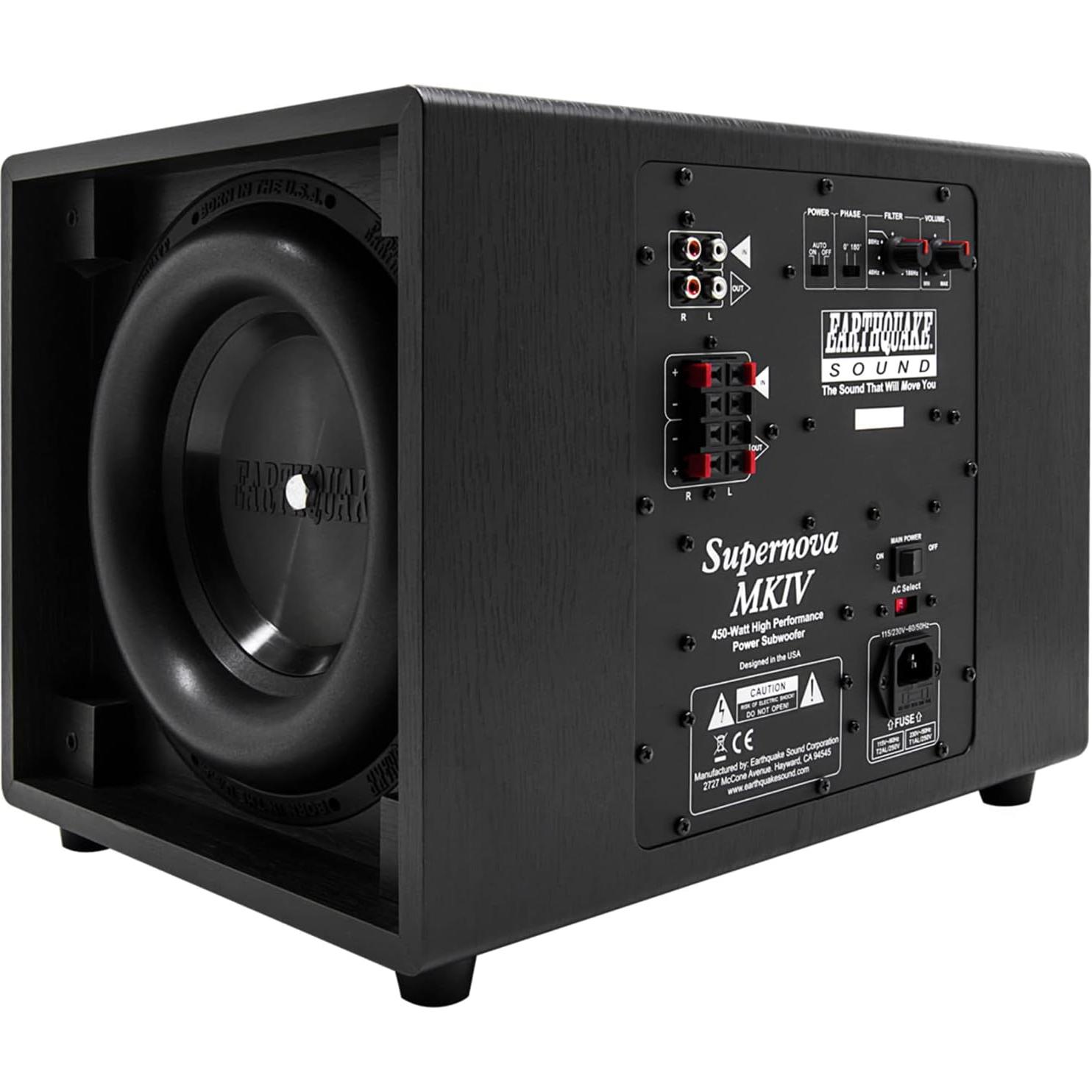 Subwoofer Potenciado Earthquake Supernova MKIV-10 450W