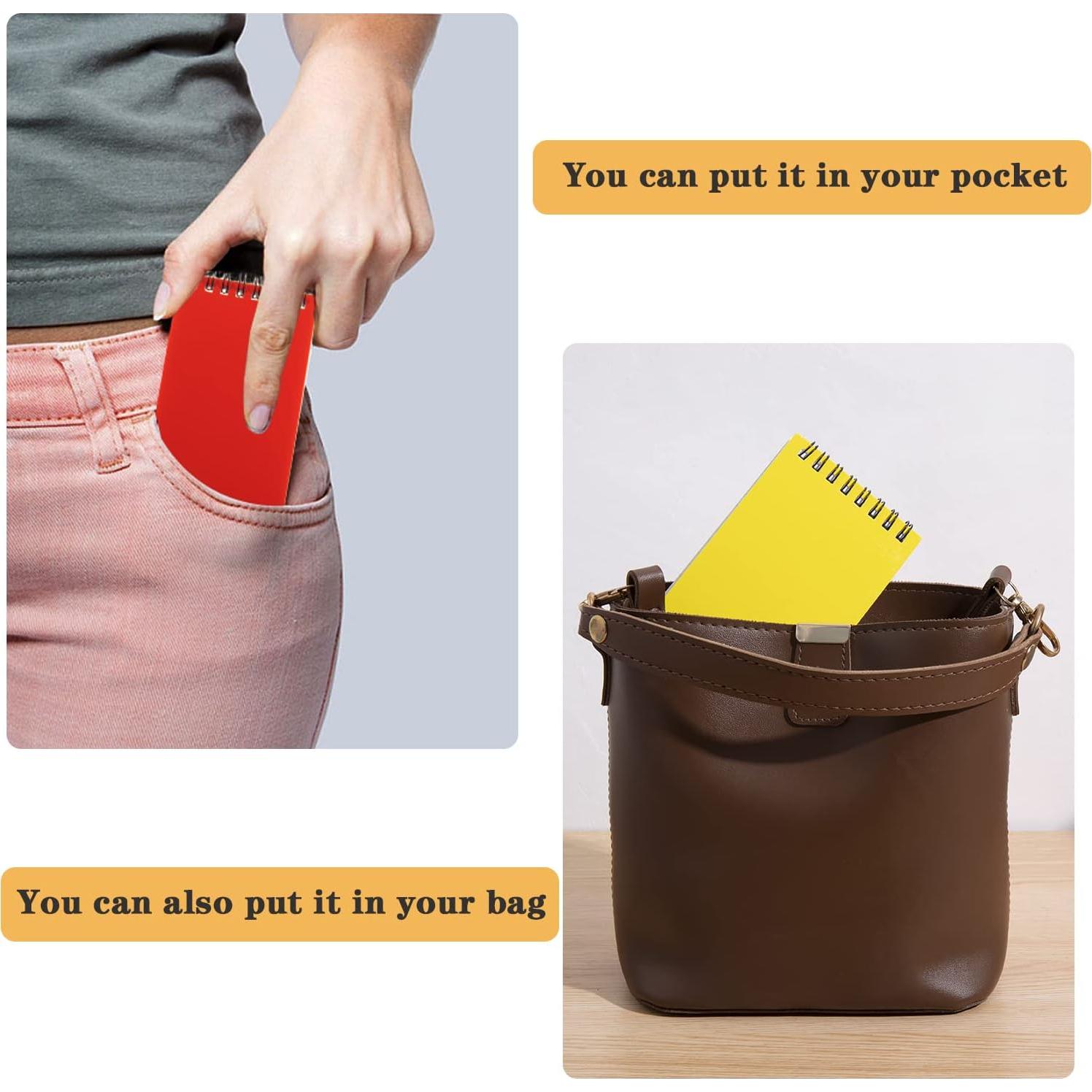 Cuaderno de Bolsillo QiCheng 3x5" Espiral 6 Pack Verde