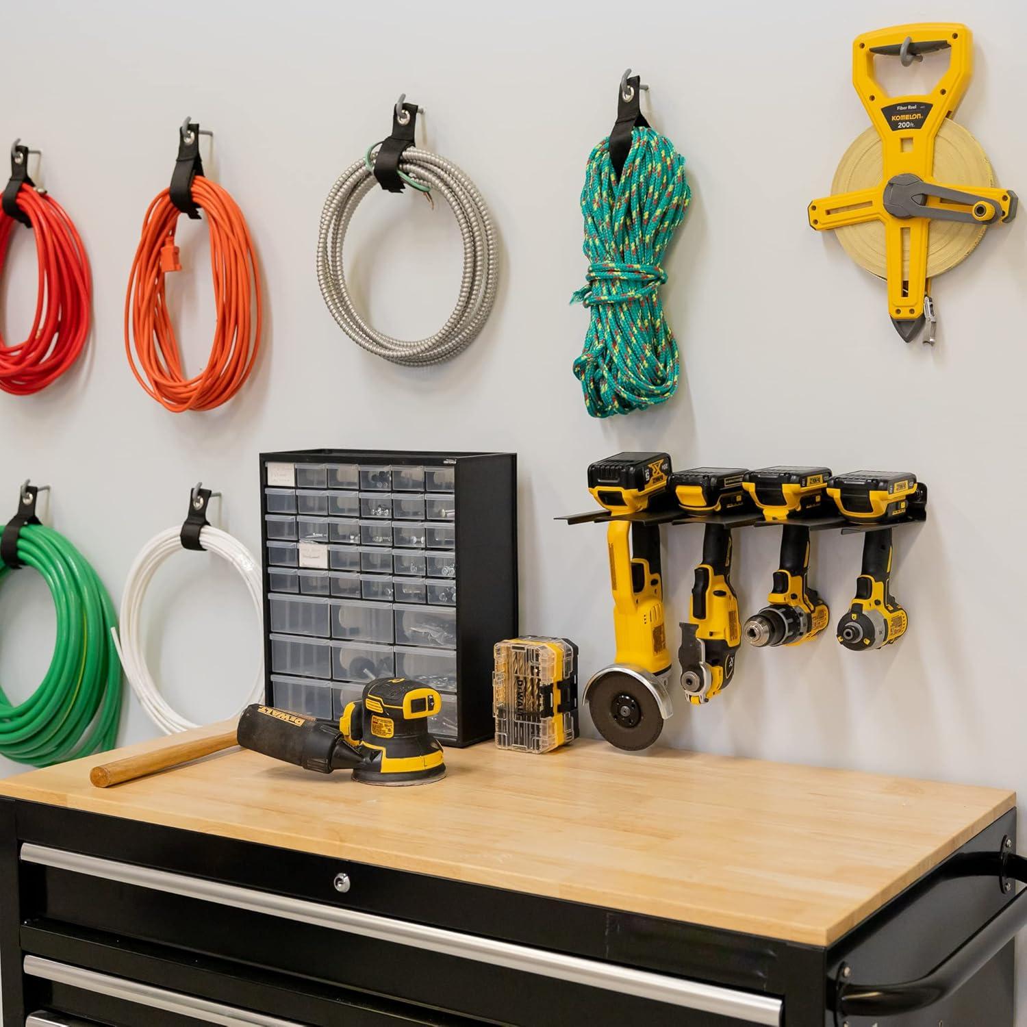 Estante de Almacenamiento para Taladros StoreYourBoard, Soporta 4 Taladros