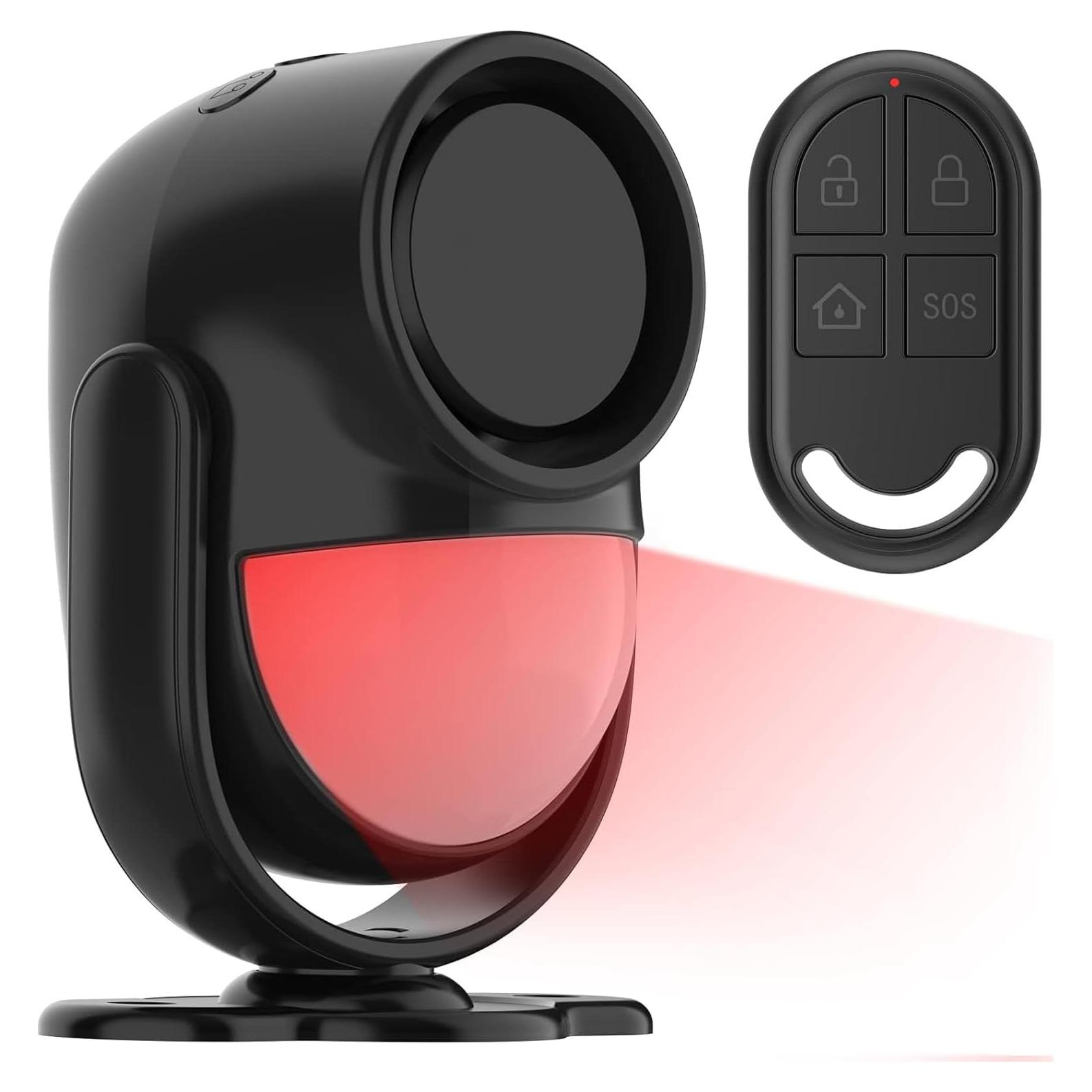 Alarma de Movimiento Infrarroja Luckydeer 125dB con Control Remoto