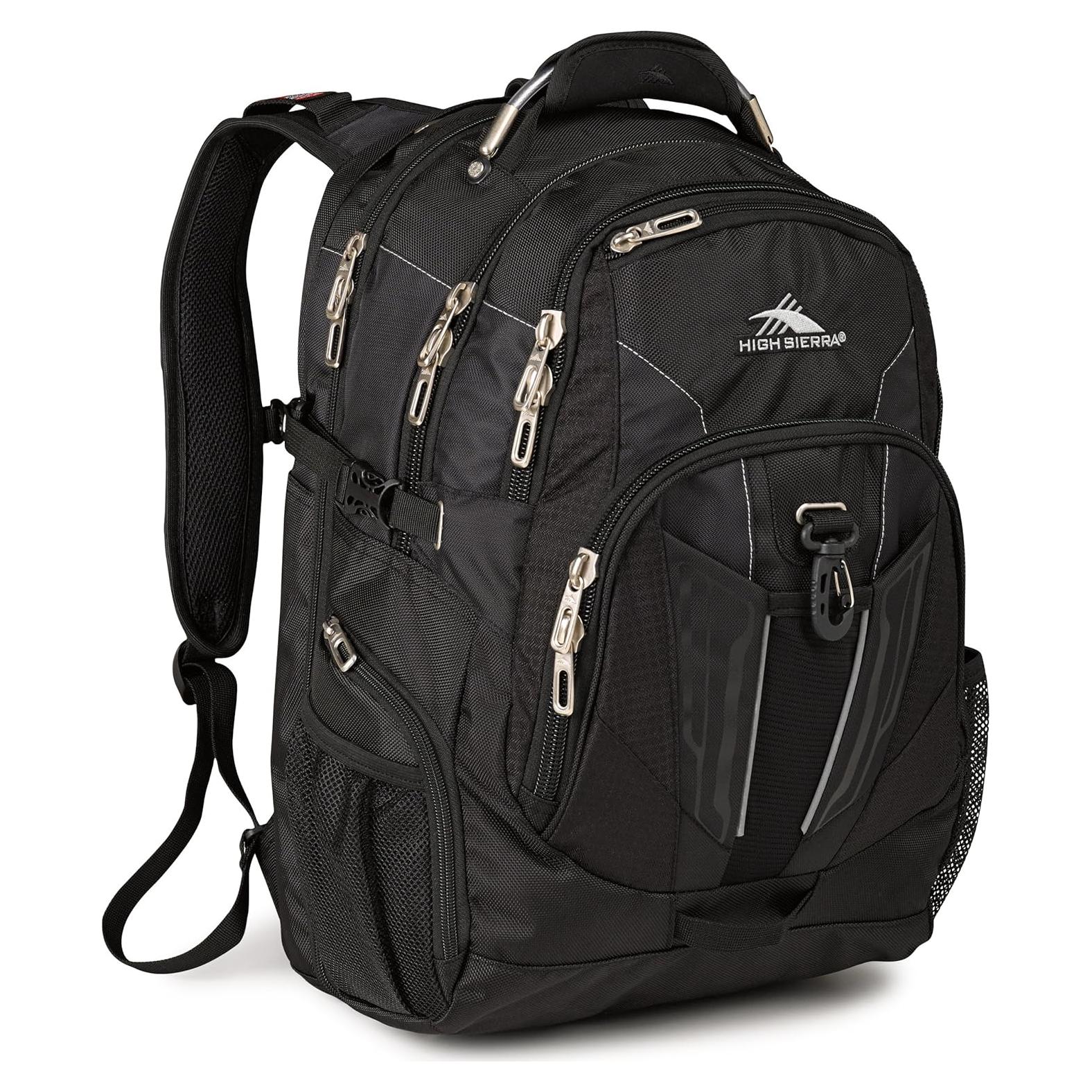 Mochila para computadora High Sierra XBT TSA Negra 40.96L