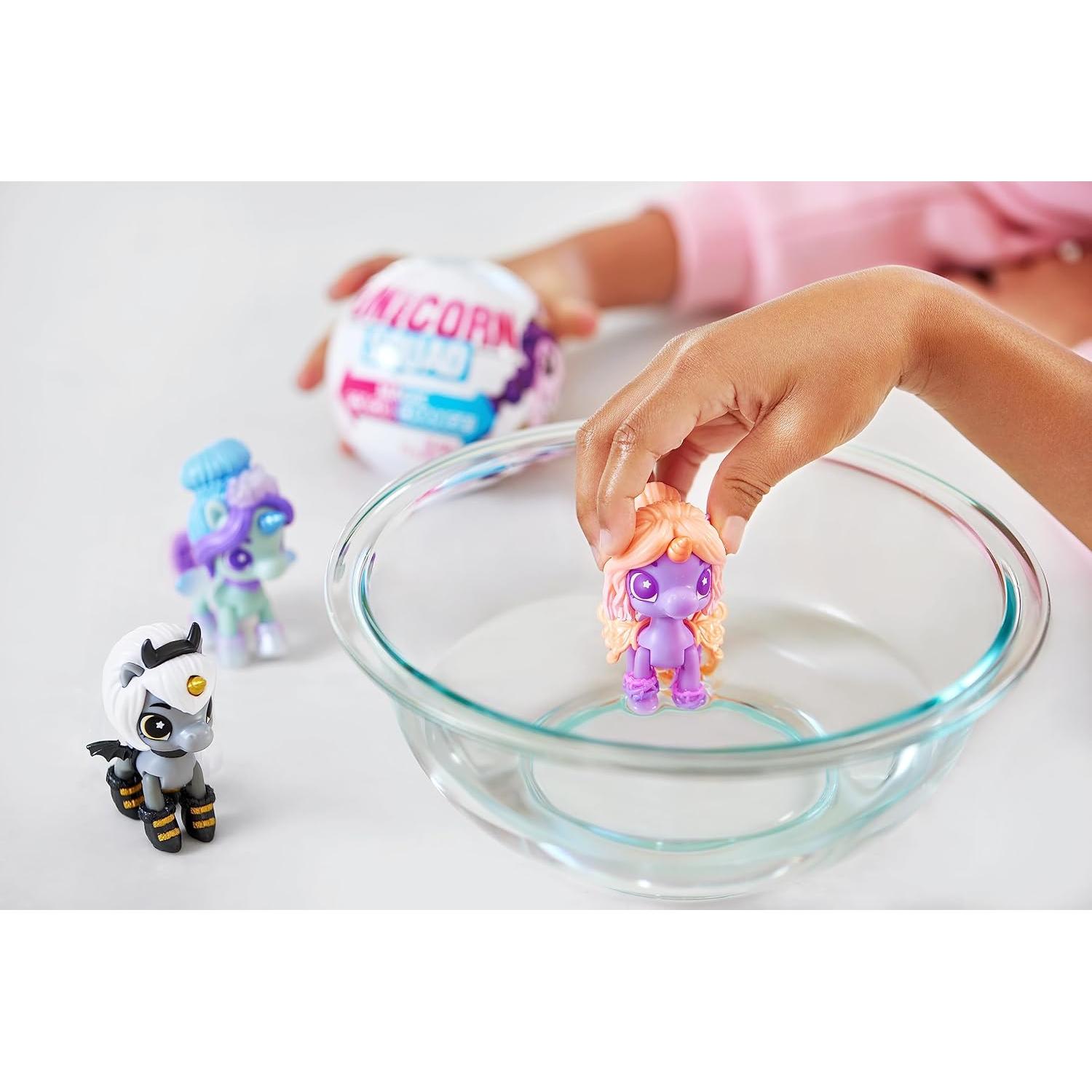 5 Sorpresa Unicornio Escuadrón ZURU Cambio de Color Mágico