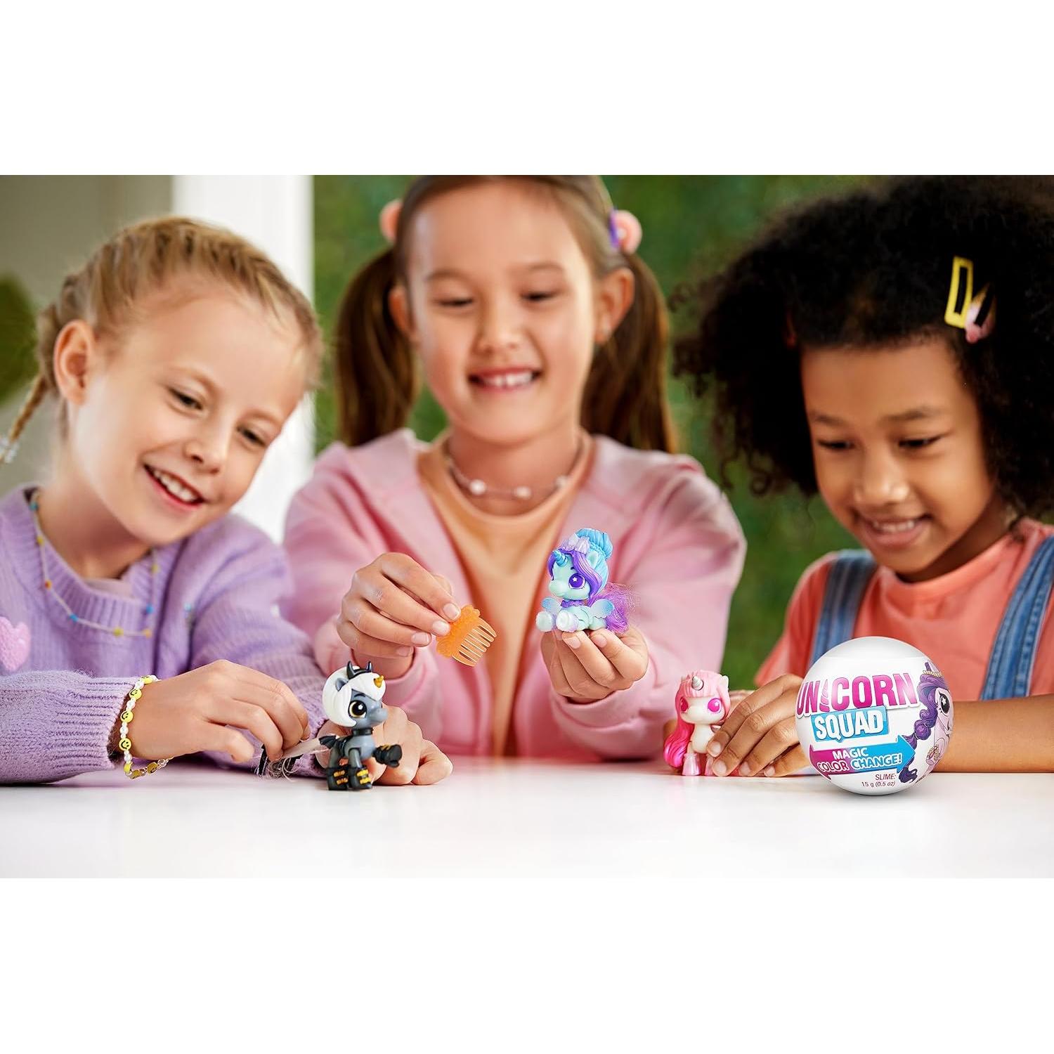 5 Sorpresa Unicornio Escuadrón ZURU Cambio de Color Mágico