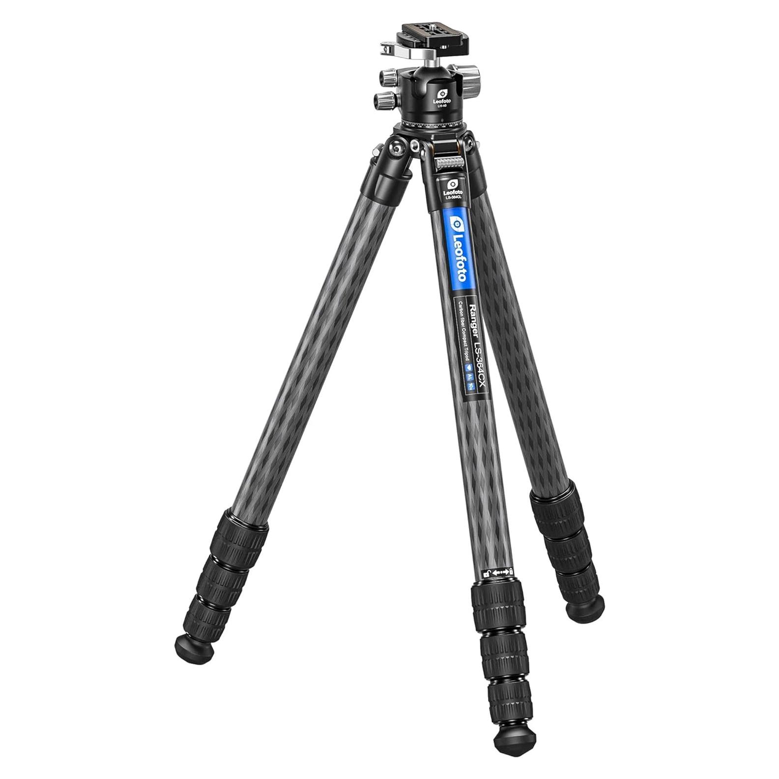 Trípode Profesional Leofoto LS-364CX+LH-40LR 157cm Carbono