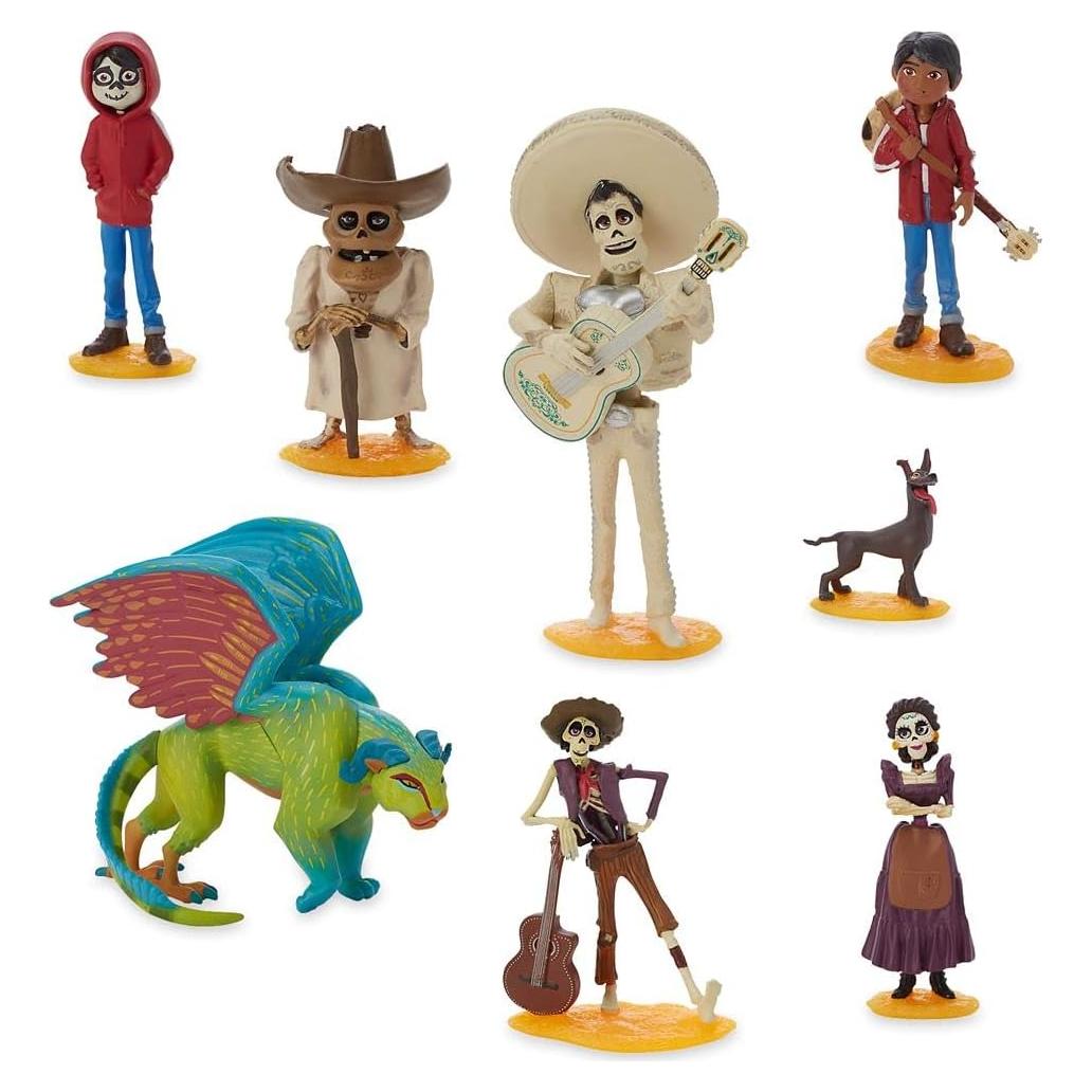 Conjunto de Figuras Deluxe Disney Coco - 10 Figuras Detalladas