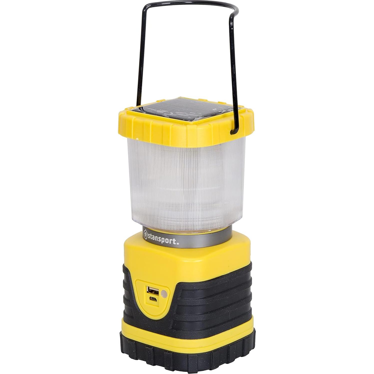 Linterna Solar LED Stansport 300 Lúmenes Carga USB