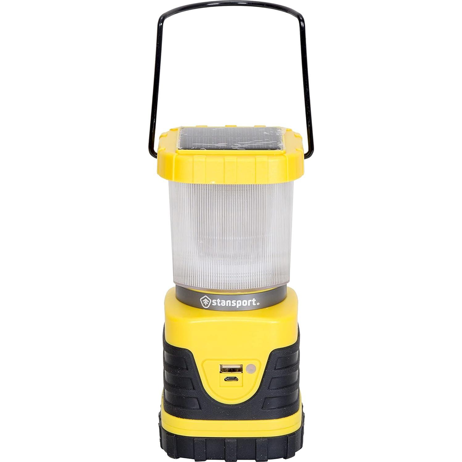 Linterna Solar LED Stansport 300 Lúmenes Carga USB